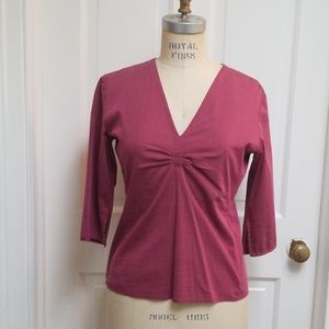 Woven stretch top